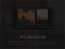 Tablet Screenshot of aclstuteri.se